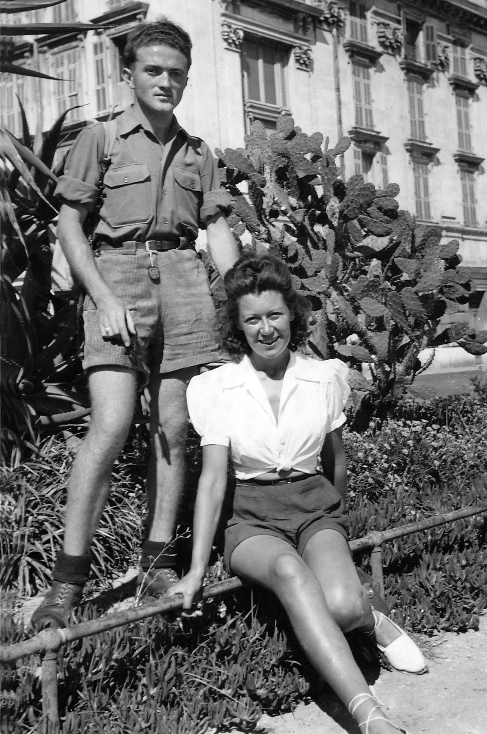 Robert et Odette BOURDY en vacances à Nice 